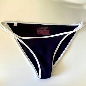 Victoria's Secret Black and White Bikini Bottom